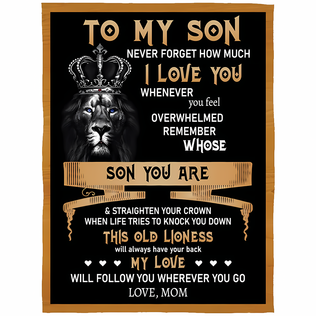 Special Gift For Your Son Blanket - BLANKETS FROM MOM 35