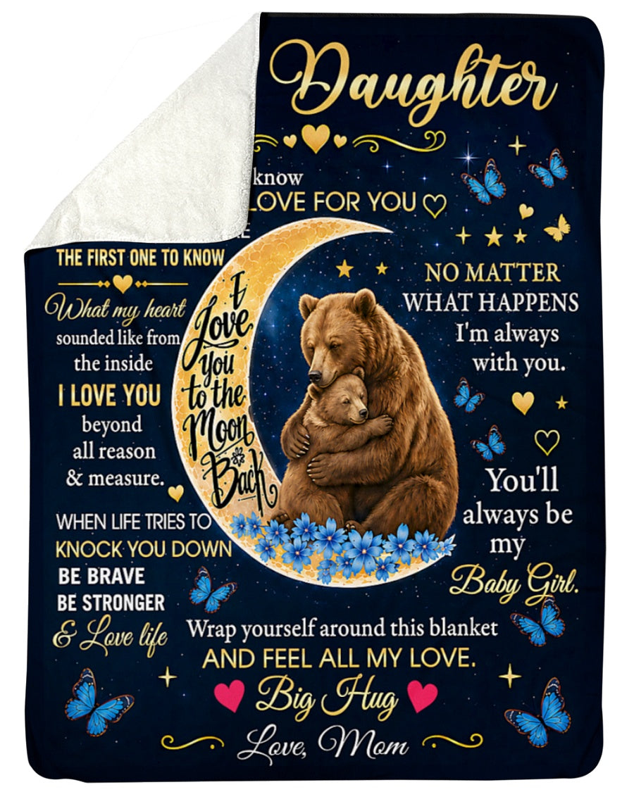 Special Gift For Your Daughter Blanket - BLANKETS FROM MOM 46