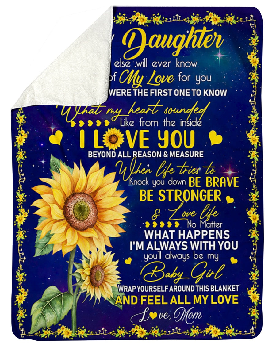Special Gift For Your Daughter Blanket - BLANKETS FROM MOM 55