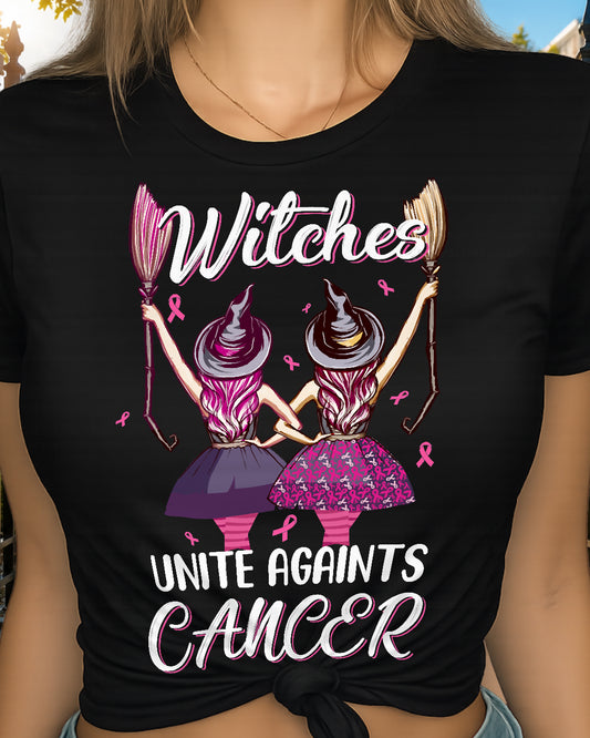 Witches Unite Against Breast Cancer Wear Pink Halloween Classic T-Shirt Essential T-Shirt