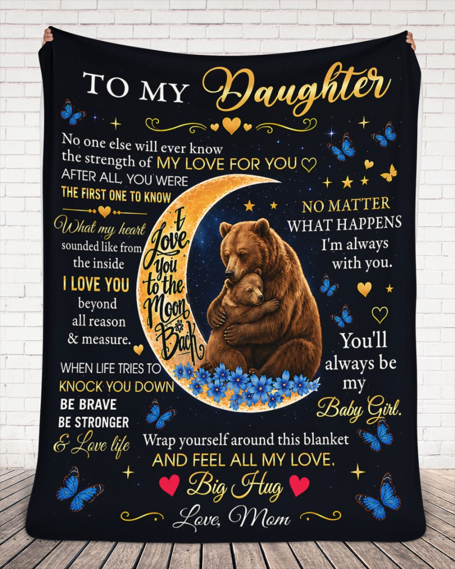 Special Gift For Your Daughter Blanket - BLANKETS FROM MOM 46