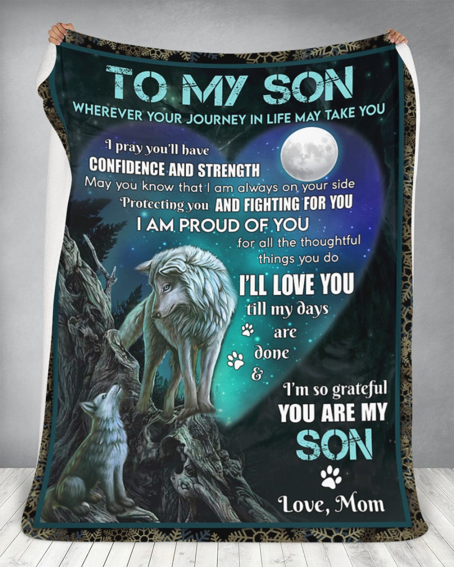 Special Gift For Your Son Blanket - BLANKETS FROM MOM 28