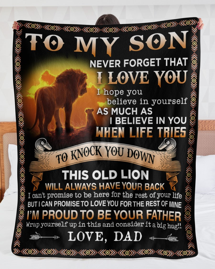 Special Gift For Your Son Blanket - BLANKETS FROM DAD 054