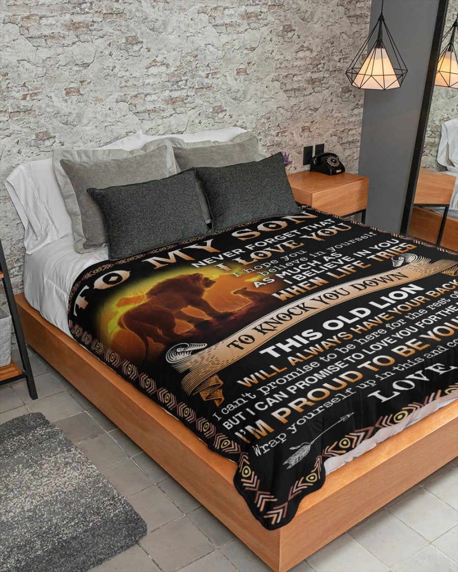 Special Gift For Your Son Blanket - BLANKETS FROM DAD 054