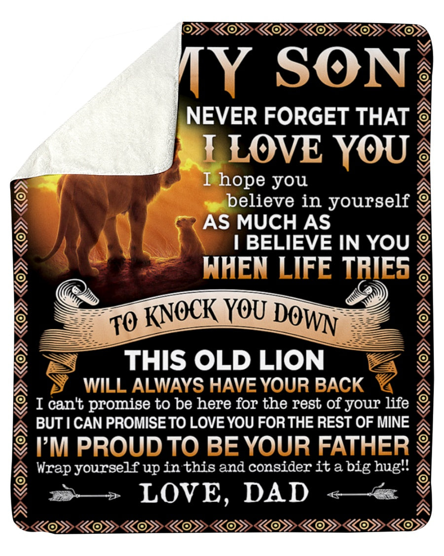 Special Gift For Your Son Blanket - BLANKETS FROM DAD 054