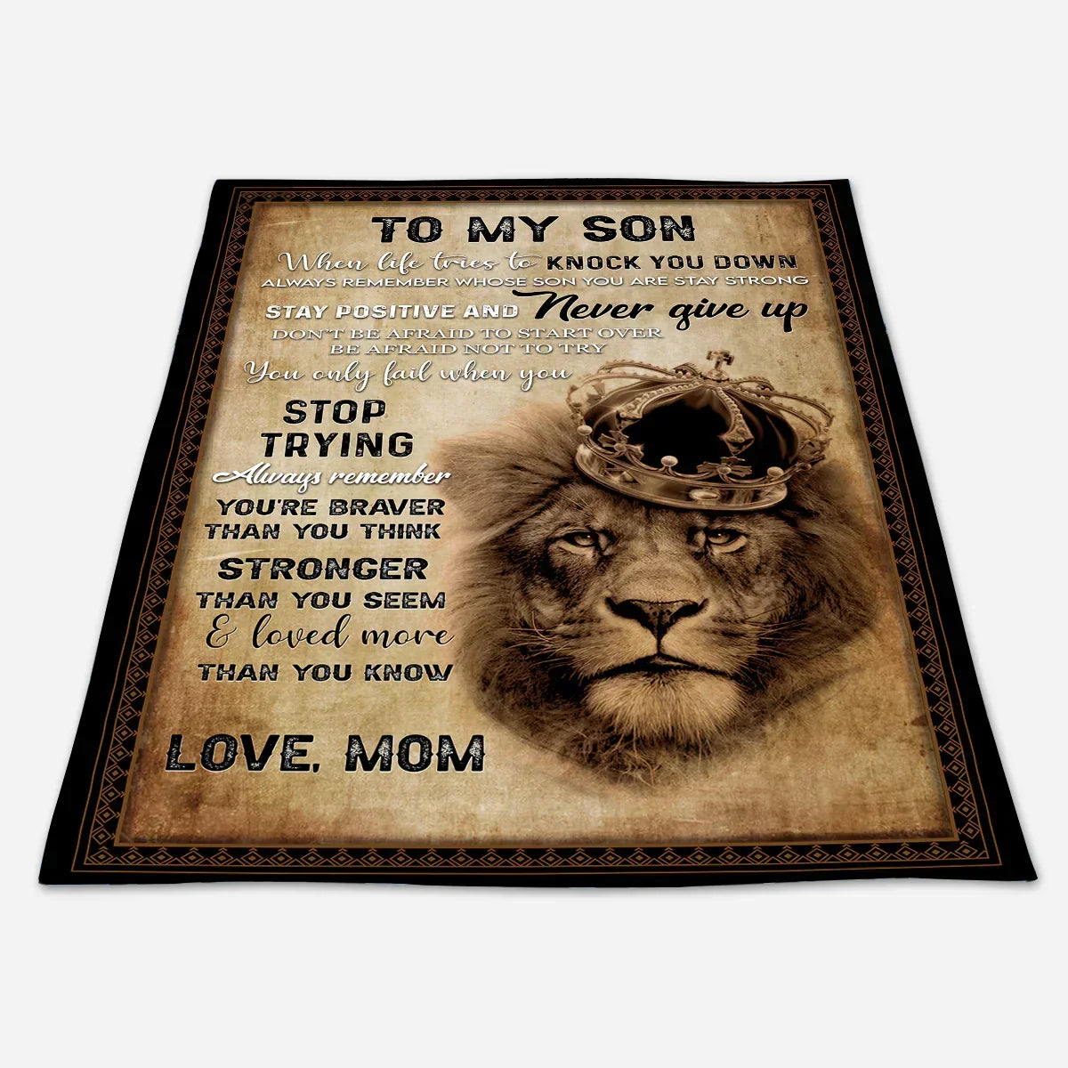 Special Gift For Your Son Blanket - BLANKETS FROM MOM 105