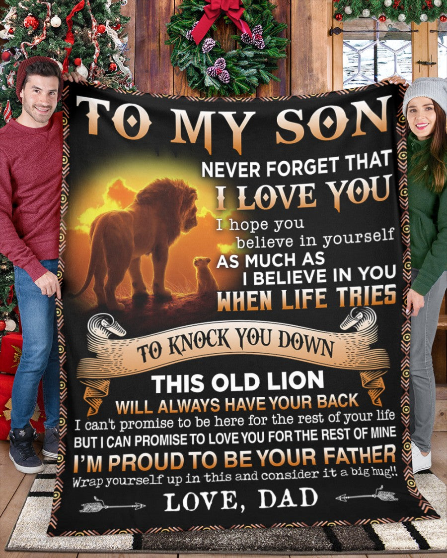 Special Gift For Your Son Blanket - BLANKETS FROM DAD 054