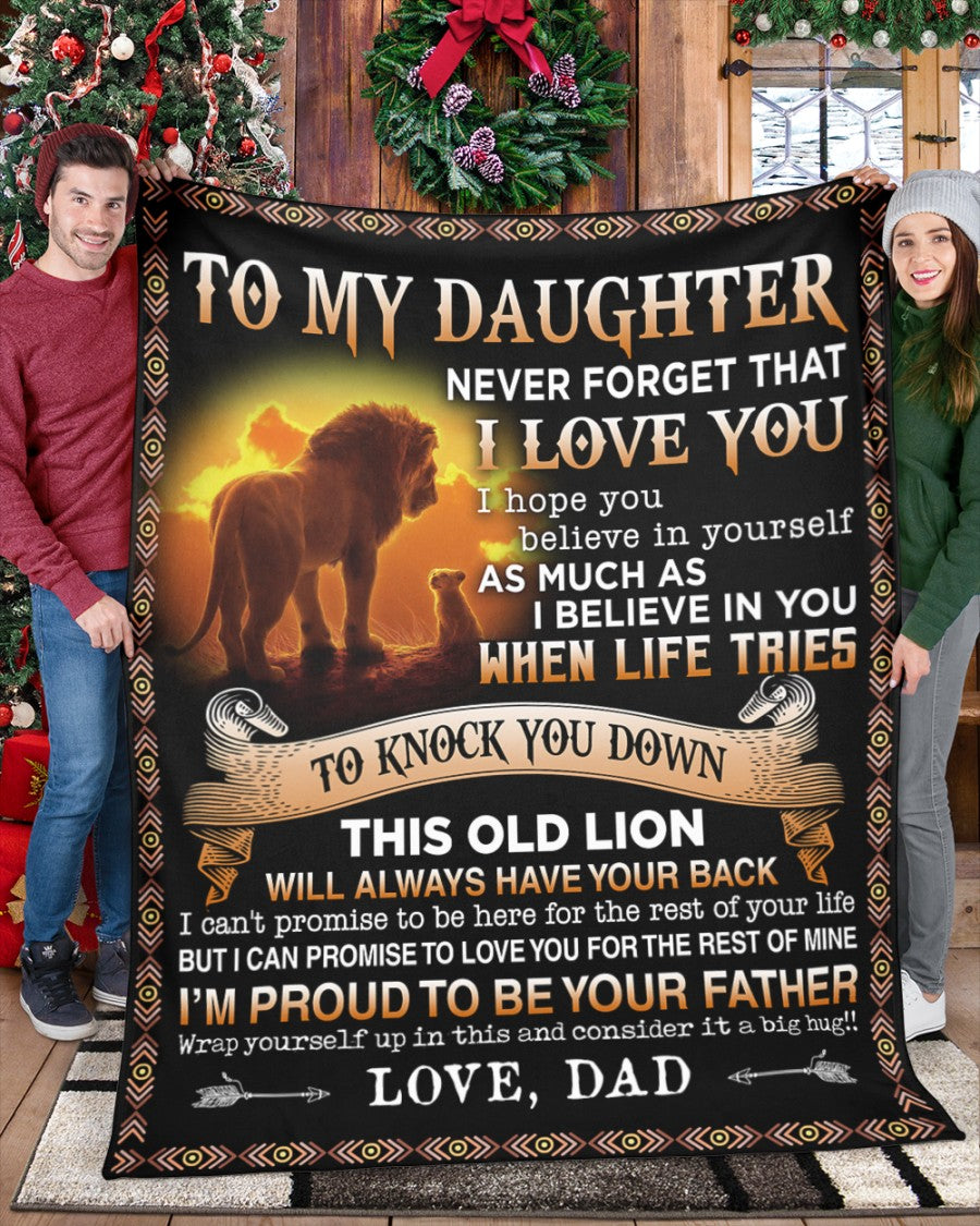Special Gift For Your Daughter Blanket - BLANKETS FROM DAD 108