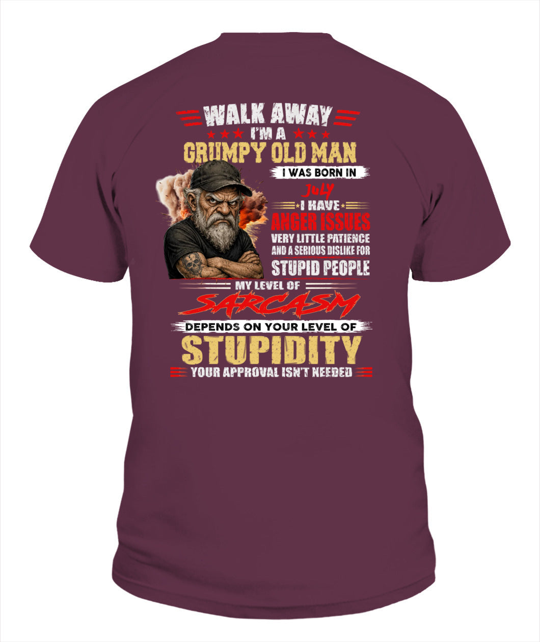 WALK AWAY IM A GRUMPY OLD MAN US SKU62 07