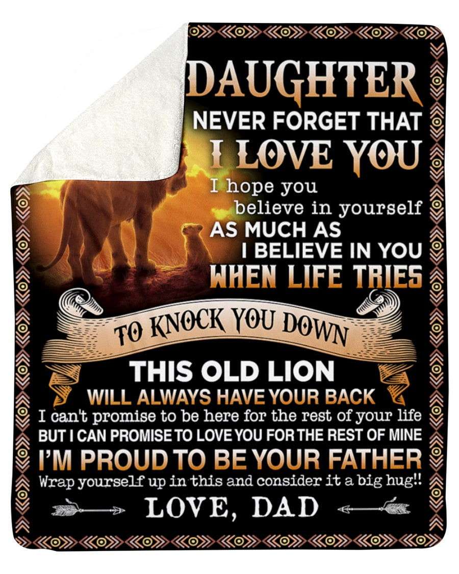 Special Gift For Your Daughter Blanket - BLANKETS FROM DAD 108