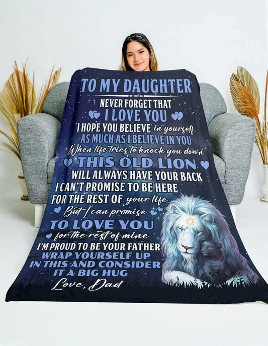 Special Gift For Your Daughter Blanket - BLANKETS FROM DAD 091