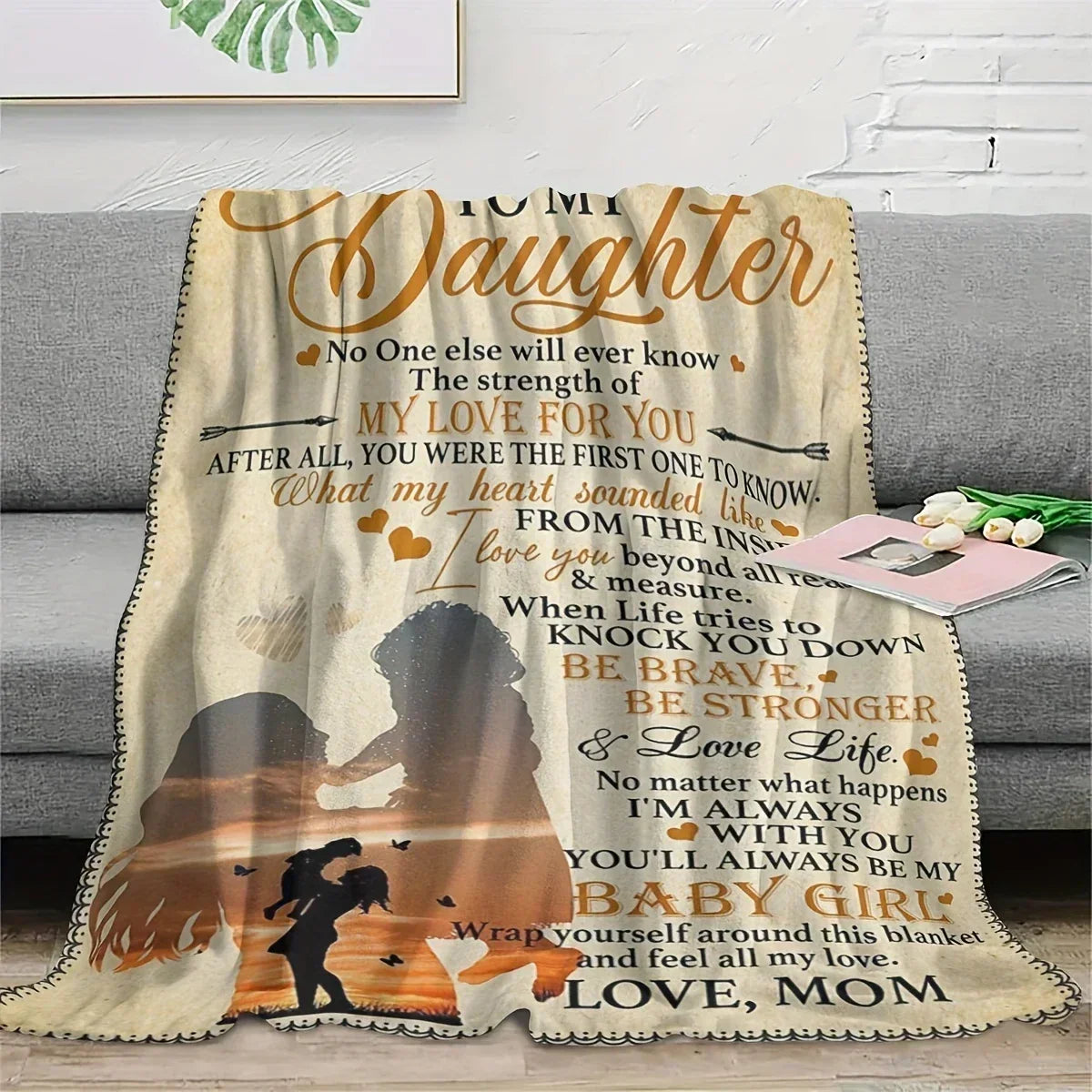 Special Gift For Your Daughter Blanket - BLANKETS FROM MOM 34