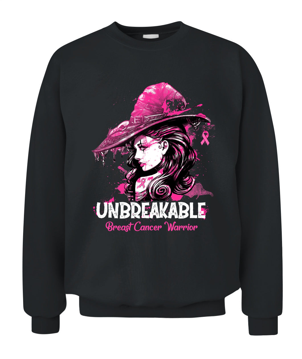 H3 - Halloween Breast Cancer Warrior Unbreakable T-Shirt