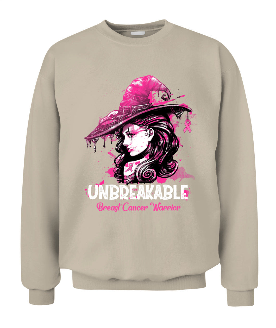 H3 - Halloween Breast Cancer Warrior Unbreakable T-Shirt