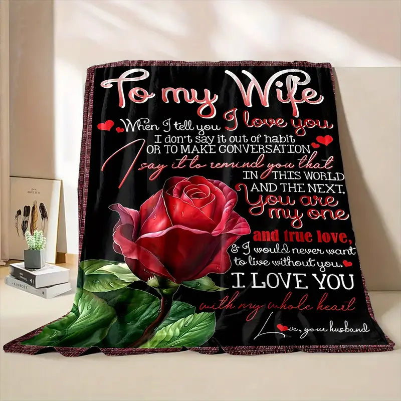 Special Gift For Your Wife Blanket - BLANKETS FROM HUSBAND 24