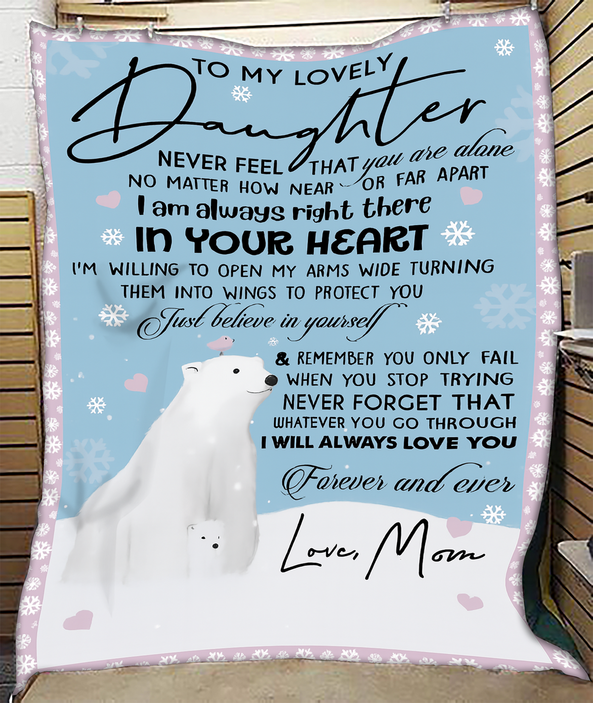 Special Gift For Your Daughter Blanket - BLANKETS FROM MOM 146