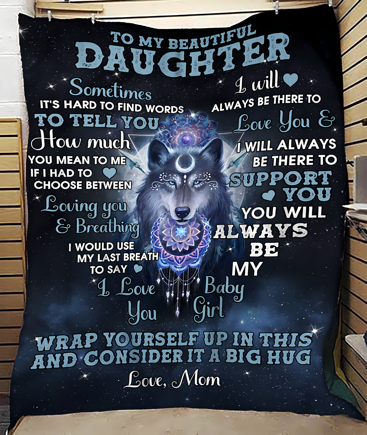 Special Gift For Your Daughter Blanket - BLANKETS FROM MOM 172