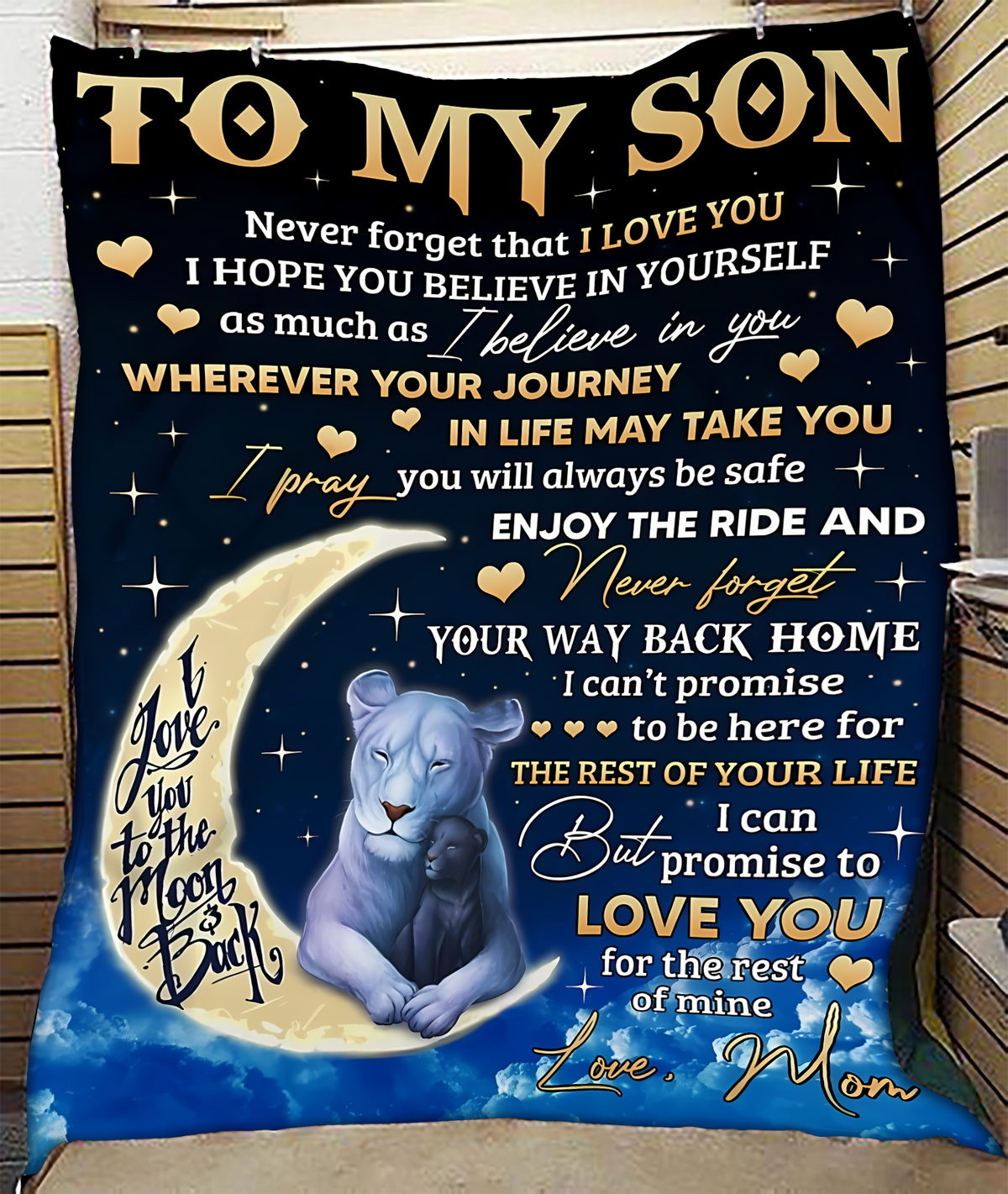 Special Gift For Your Son Blanket - BLANKETS FROM MOM 145