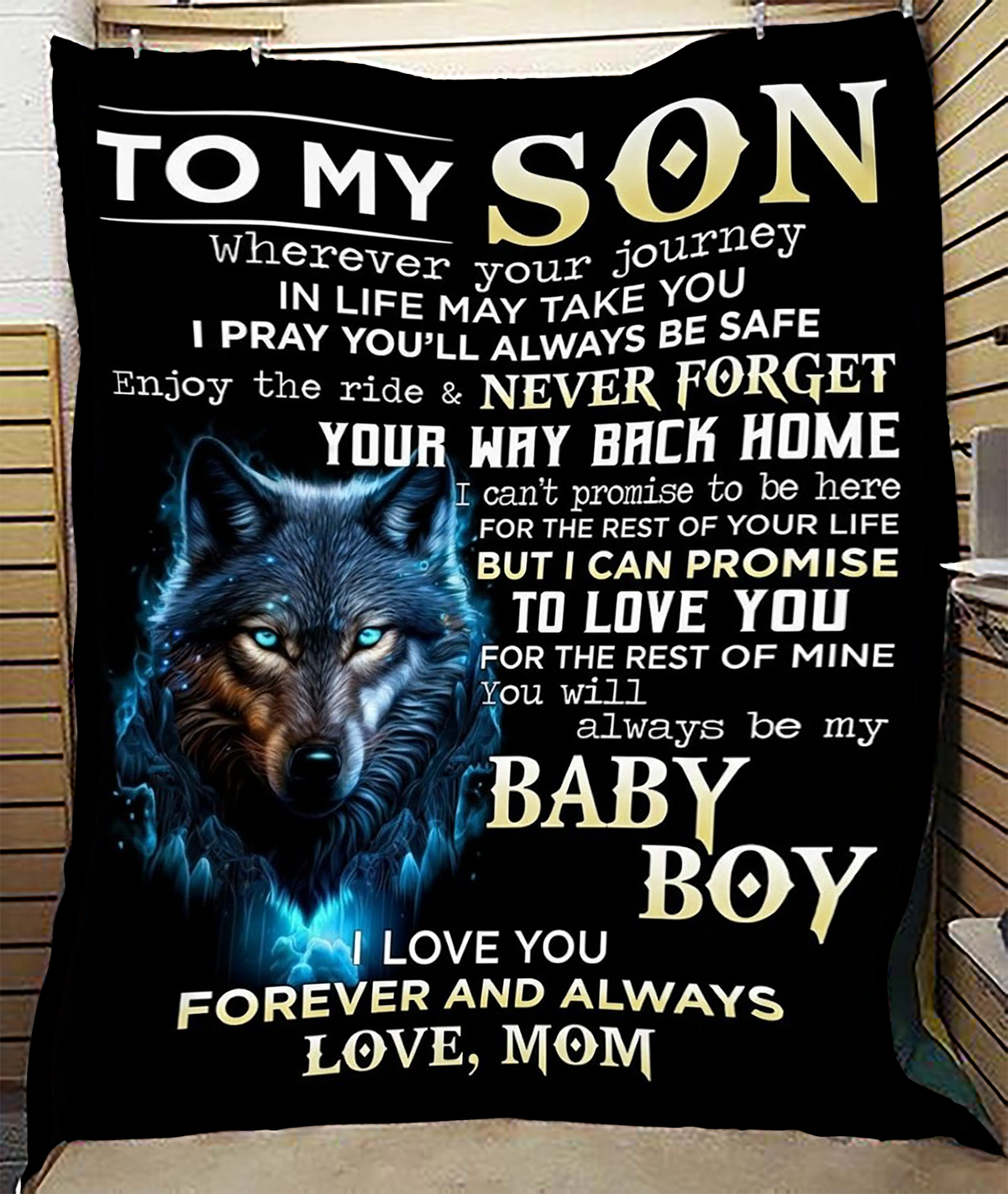 Special Gift For Your Son Blanket - BLANKETS FROM MOM 143
