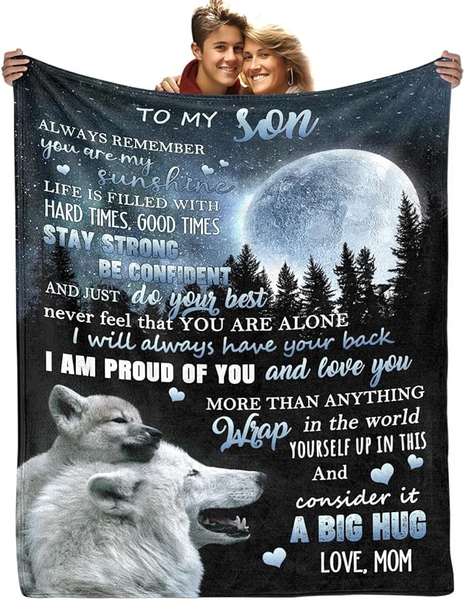 Special Gift For Your Son Blanket - BLANKETS FROM MOM 93
