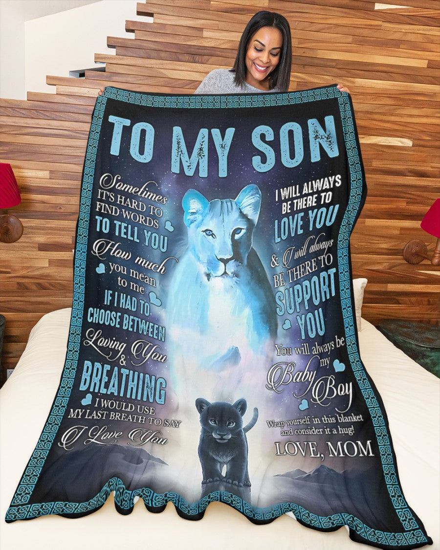 Special Gift For Your Son Blanket - BLANKETS FROM MOM 30