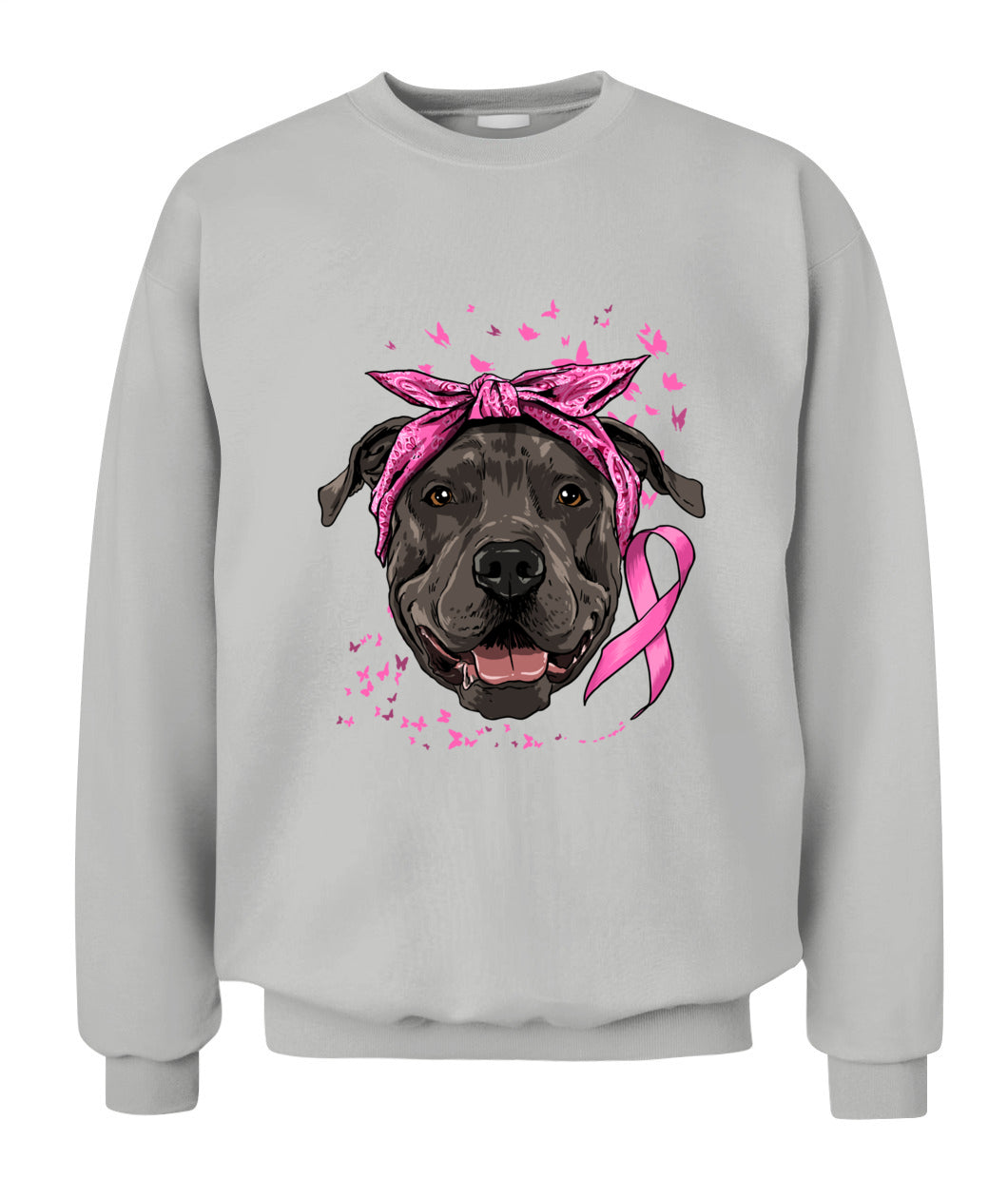 D7-Pit Bull Pink Ribbon Breast Cancer Awareness Survivor Essential T-Shirt