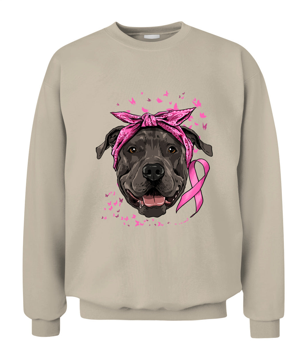 D7-Pit Bull Pink Ribbon Breast Cancer Awareness Survivor Essential T-Shirt
