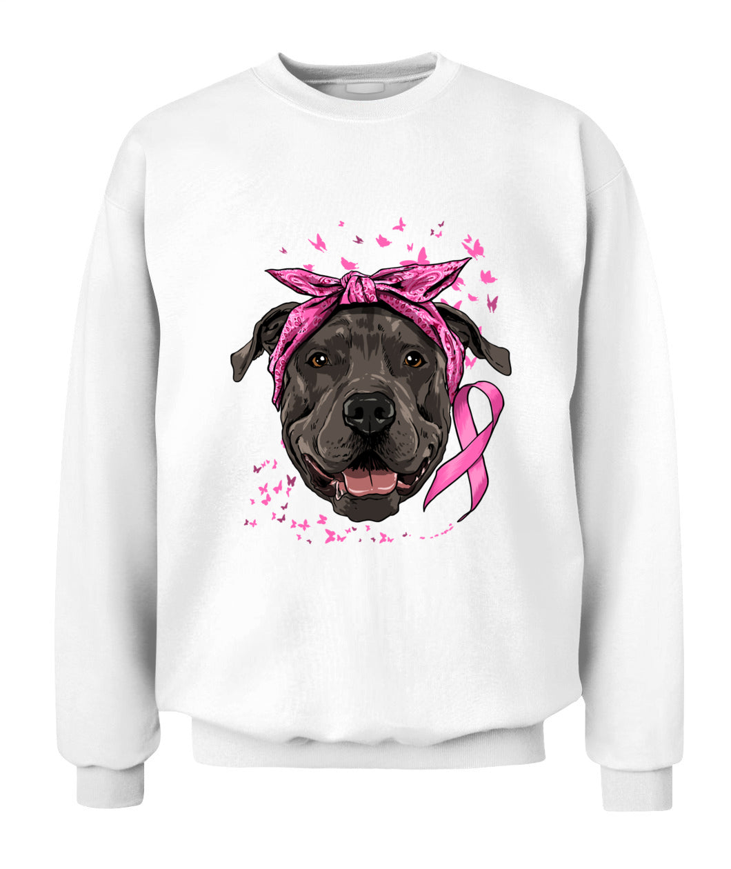 D7-Pit Bull Pink Ribbon Breast Cancer Awareness Survivor Essential T-Shirt