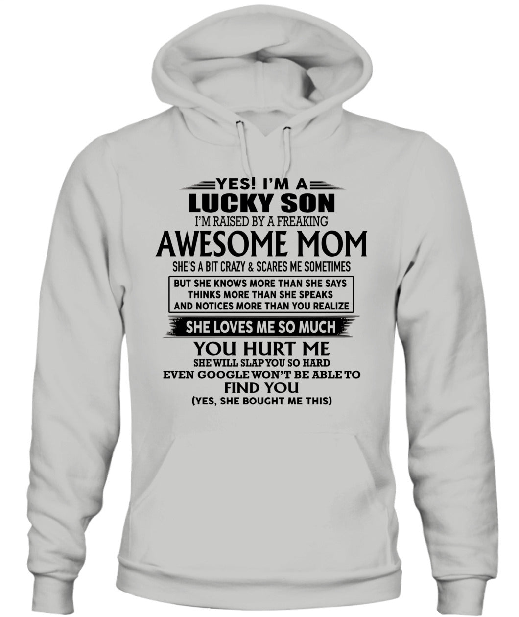 Yes i am lucky son