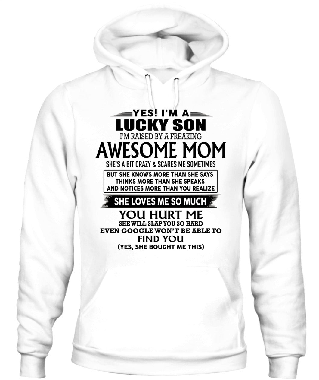 Yes i am lucky son