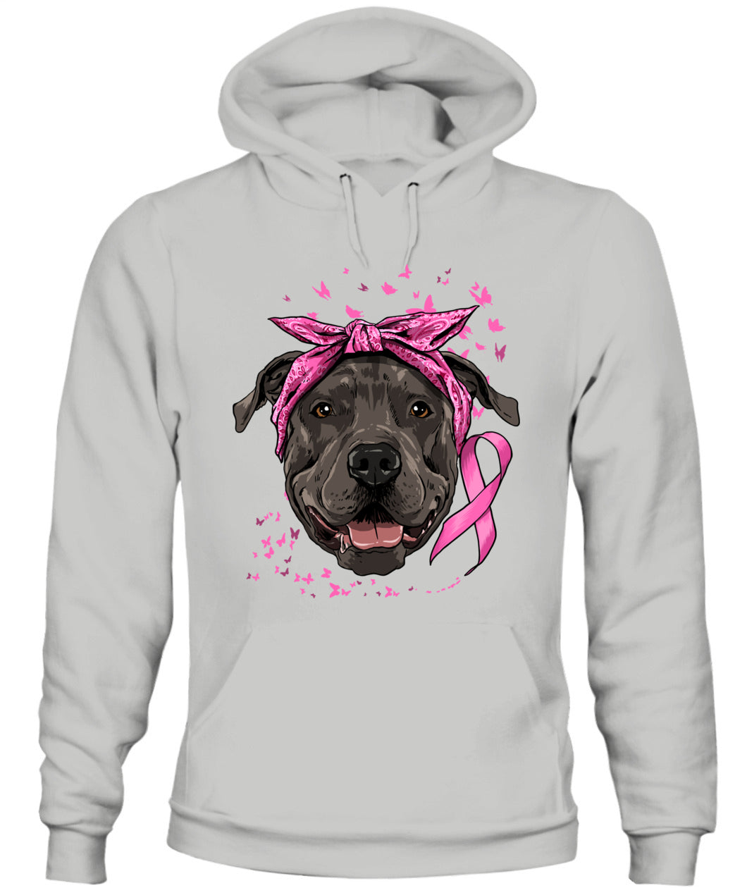 D7-Pit Bull Pink Ribbon Breast Cancer Awareness Survivor Essential T-Shirt