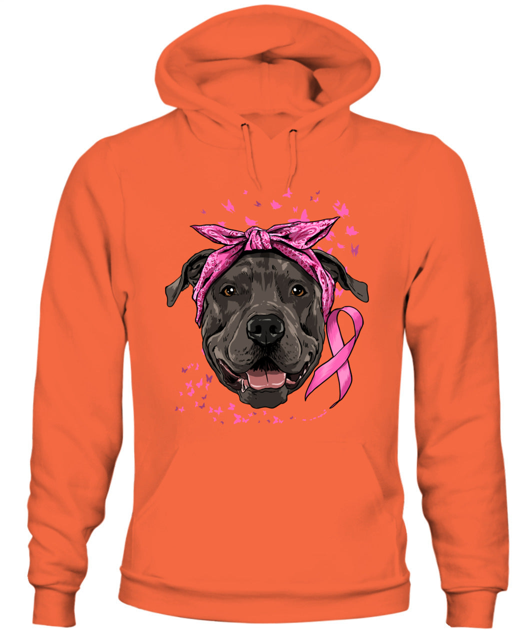 D7-Pit Bull Pink Ribbon Breast Cancer Awareness Survivor Essential T-Shirt