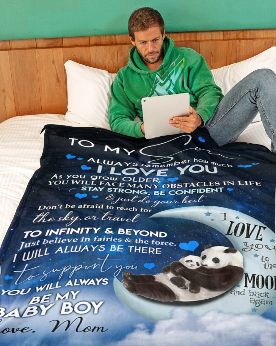 Special Gift For Your Son Blanket - BLANKETS FROM MOM 116