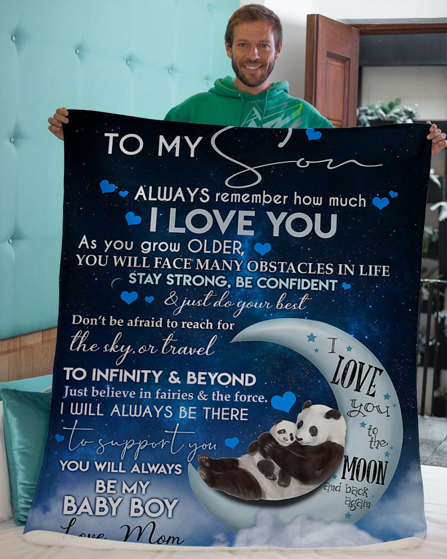 Special Gift For Your Son Blanket - BLANKETS FROM MOM 27