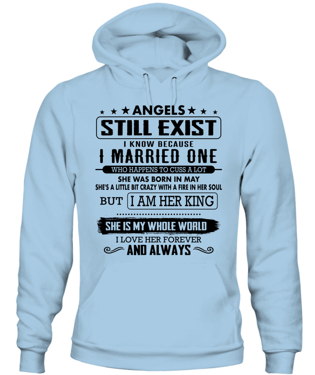 LES ANGES EXISTENT ENCORE, JE LE SAIS, CAR J'EN AI ÉPOUSÉ UN.