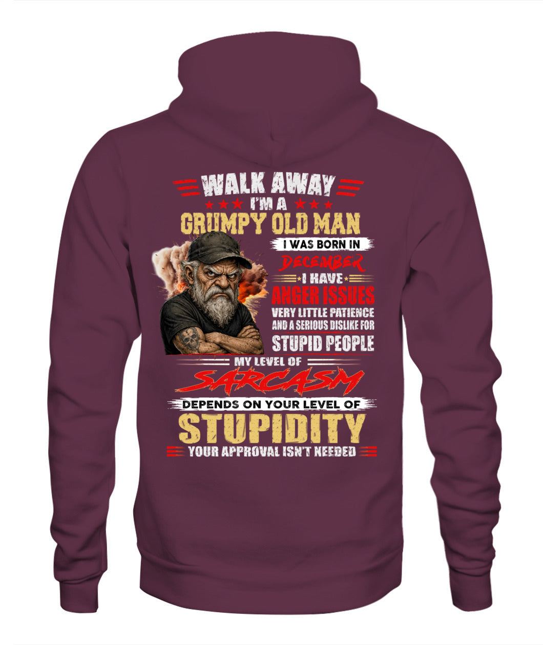 WALK AWAY IM A GRUMPY OLD MAN US SKU62 12