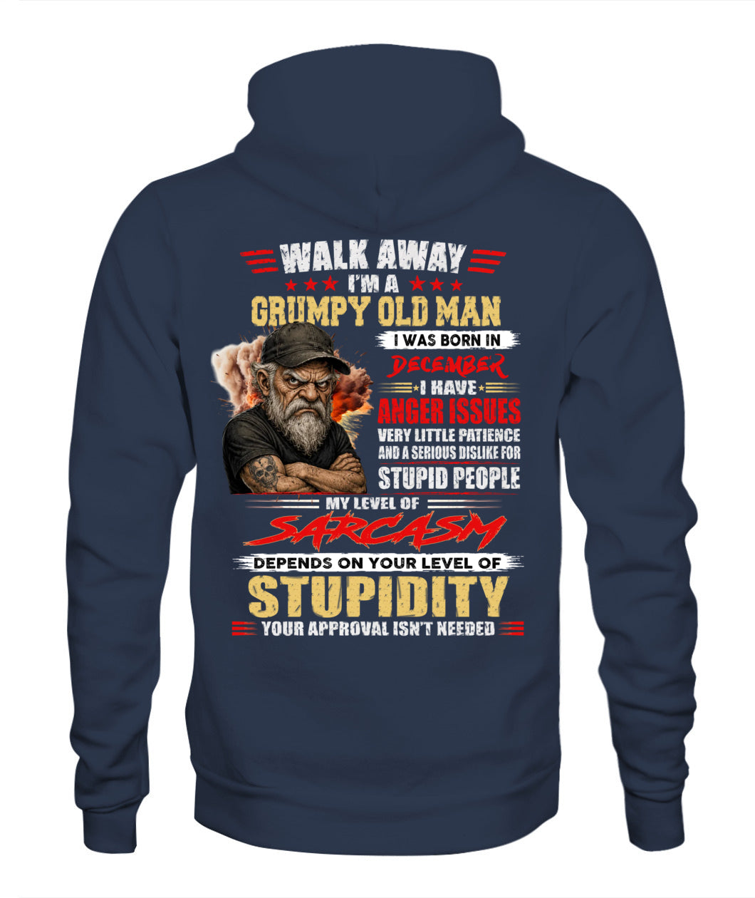 WALK AWAY IM A GRUMPY OLD MAN US SKU62 12