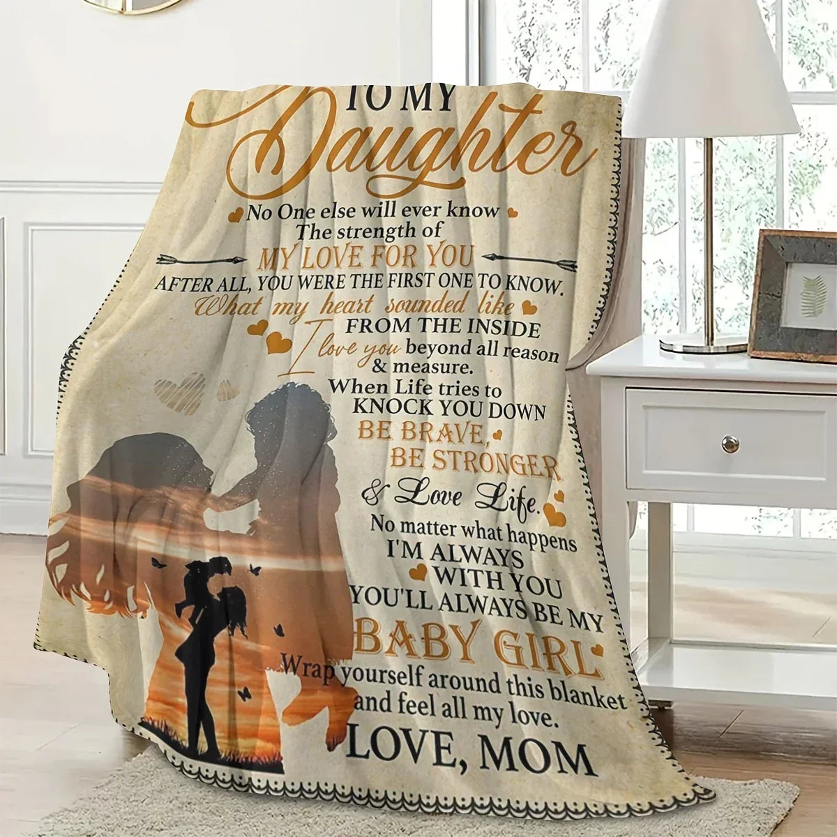Special Gift For Your Daughter Blanket - BLANKETS FROM MOM 34