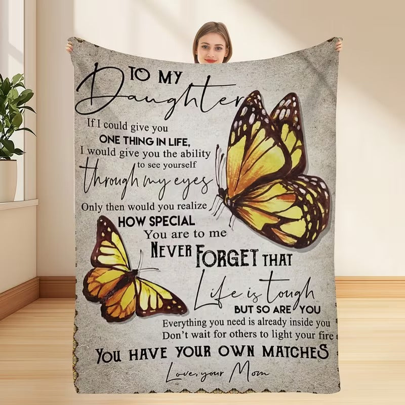 BLANKET FOR DAUGHTER FROM MOM – COMFORT & WARMTH GIFT - BLANKETS FROM MOM 64