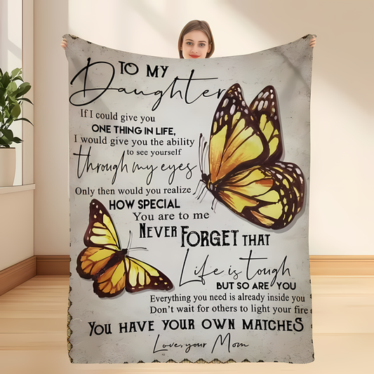 BLANKET FOR DAUGHTER FROM MOM – COMFORT & WARMTH GIFT - BLANKETS FROM MOM 64