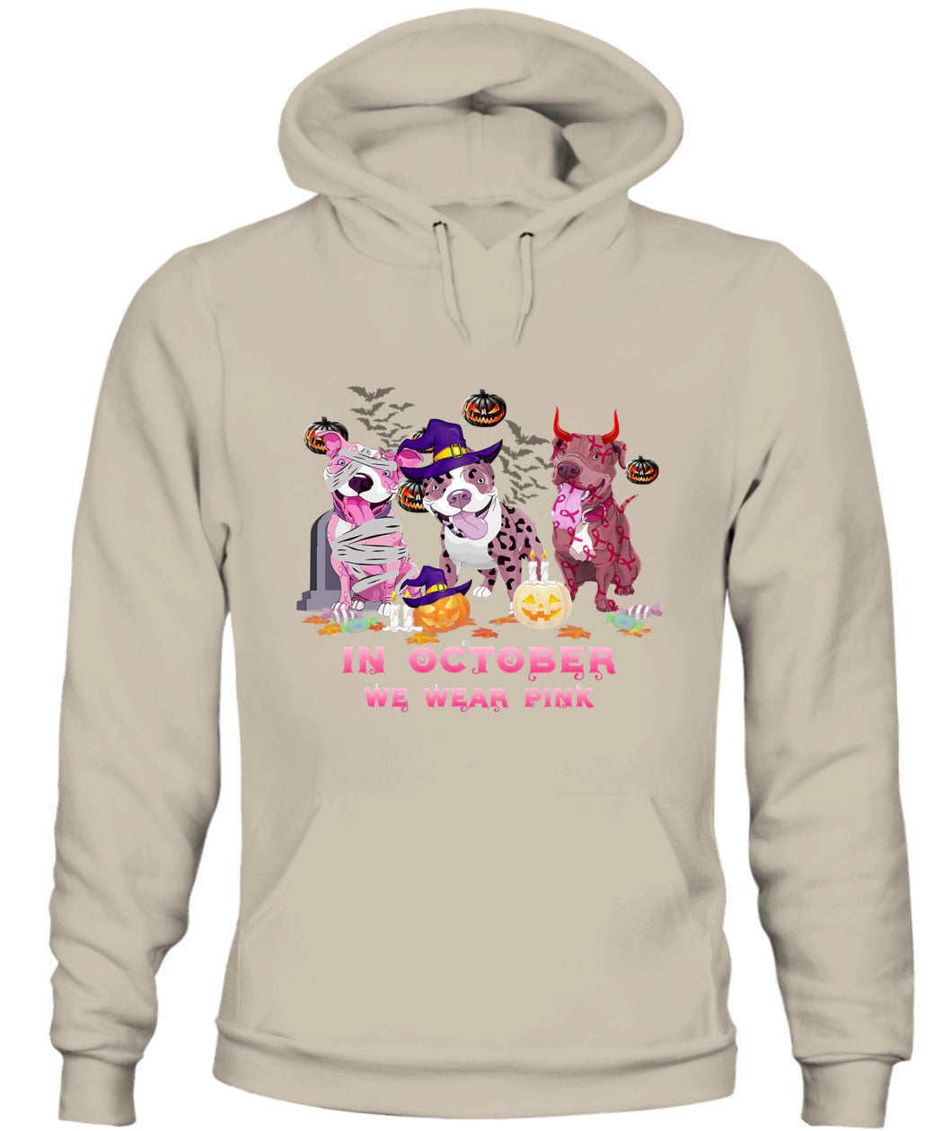 D9-Pitbull Dog In October We Wear Pink Classic T-Shirt