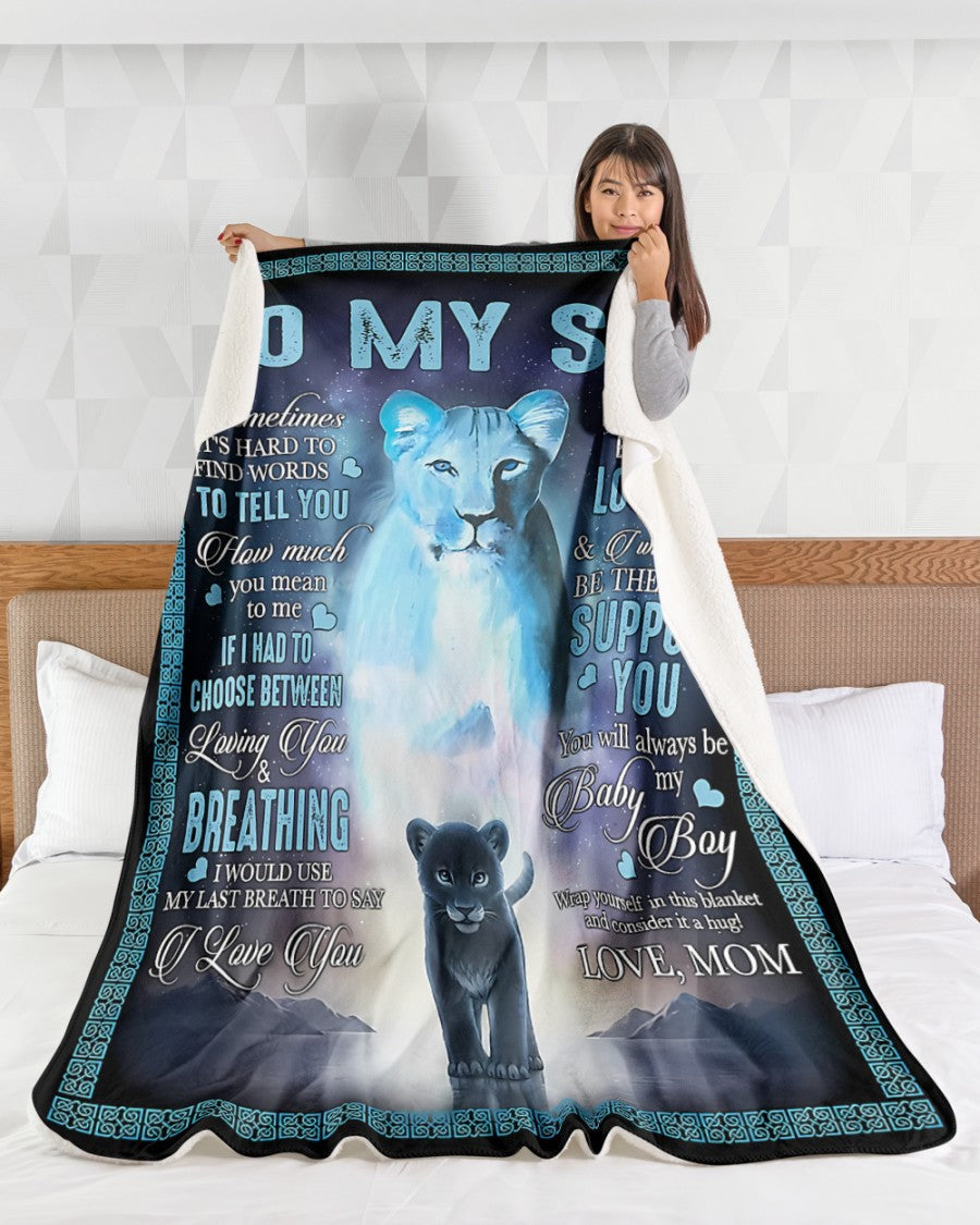 Special Gift For Your Son Blanket - BLANKETS FROM MOM 30