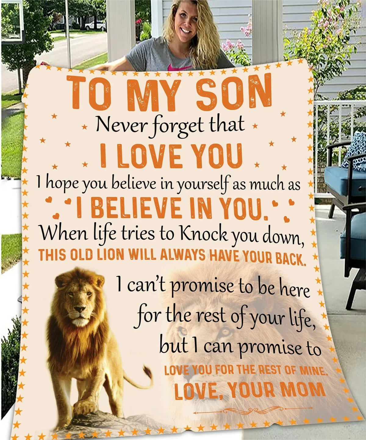 Son Never Forget Blanket - BLANKETS FROM MOM 159