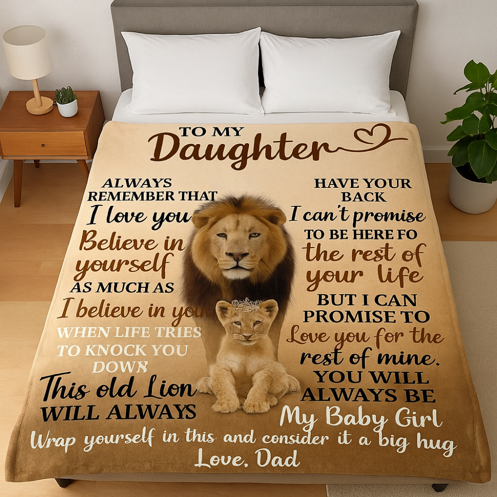 Special Gift For Your Daughter Blanket - BLANKETS FROM DAD 085