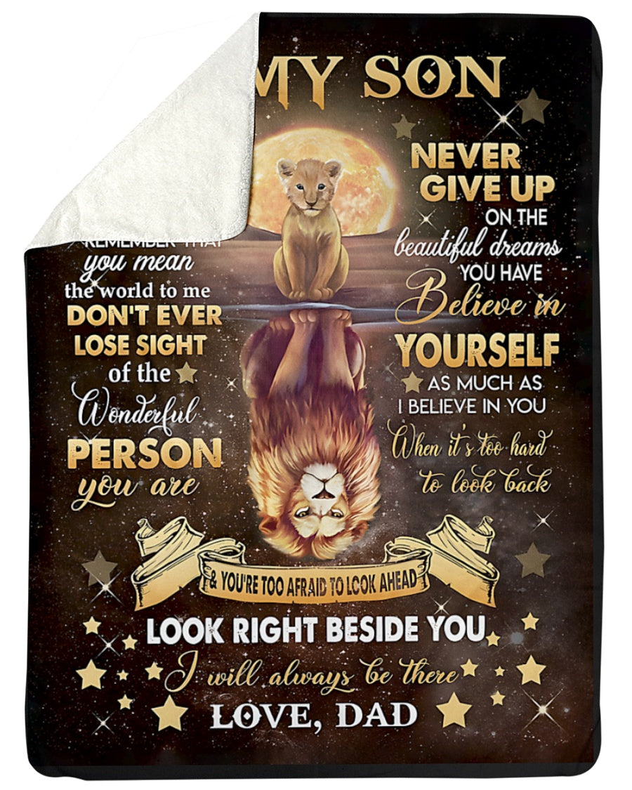 BLANKET FOR SON FROM DAD – COMFORT & WARMTH GIFT - BLANKETS FROM DAD 043