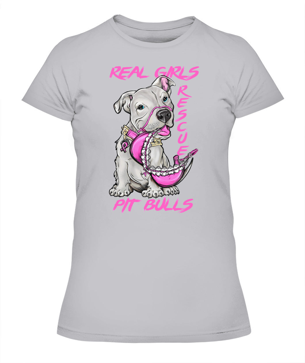 D14-Real Girls Rescue Pit Bulls Classic T-Shirt