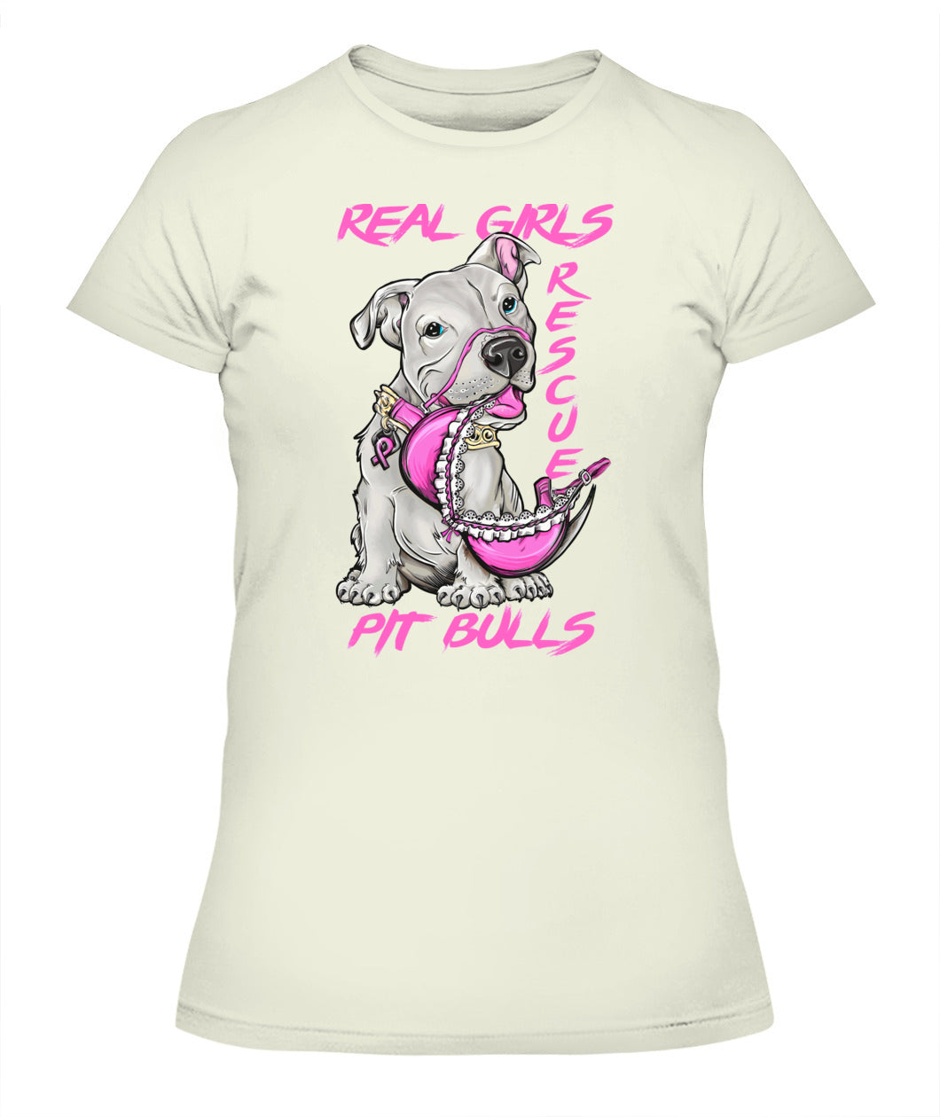 D14-Real Girls Rescue Pit Bulls Classic T-Shirt