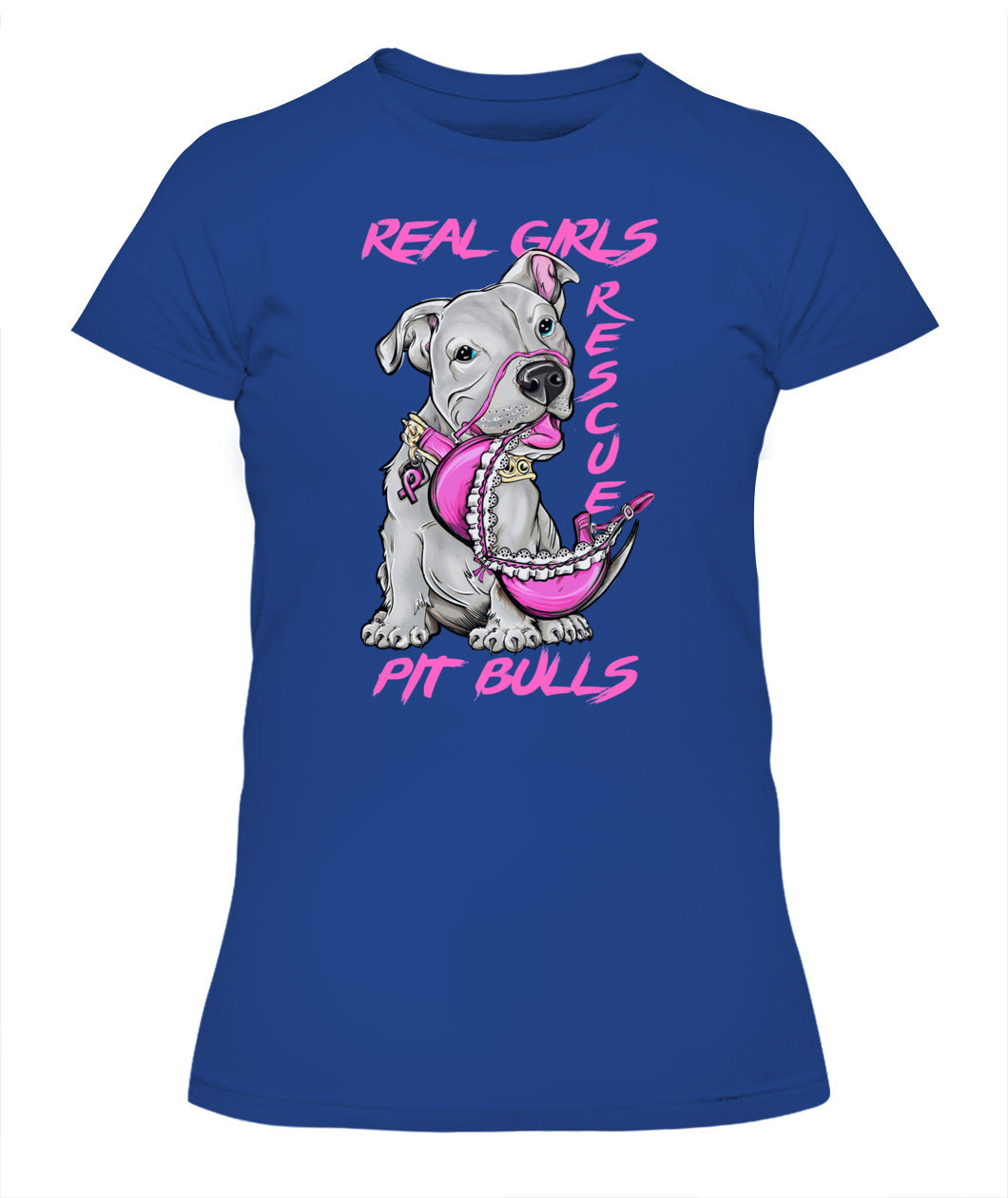 D14-Real Girls Rescue Pit Bulls Classic T-Shirt