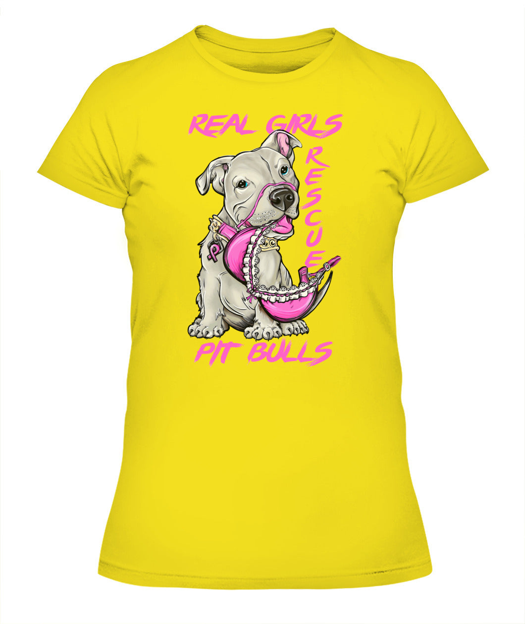 D14-Real Girls Rescue Pit Bulls Classic T-Shirt