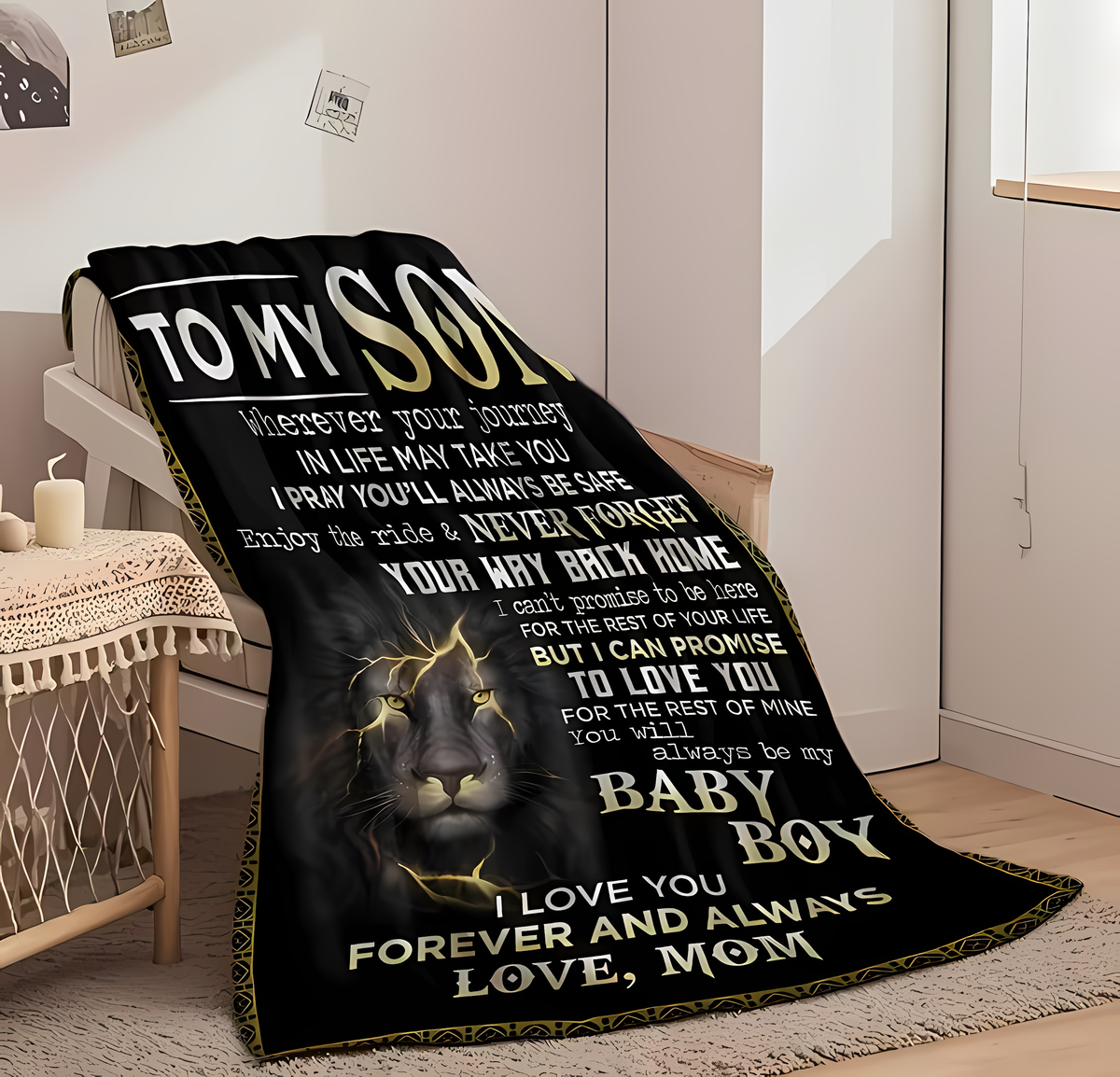 Special Gift For Your Son Blanket - BLANKETS FROM MOM 142